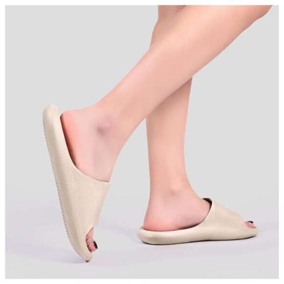 Unisex Slides Women / Men Quick Drying Shower Slippers, Waterproof Cloud Slide - Picture 5 of 6